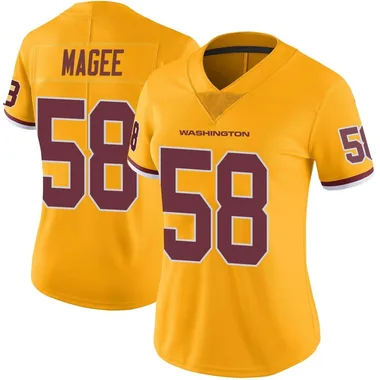 Women's Nike Washington Commanders Jordan Magee Color Rush Jersey - Gold Limited