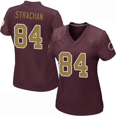 Women's Nike Washington Commanders Michael Strachan Burgundy Alternate Jersey - Game