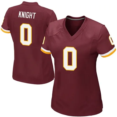Women's Nike Washington Commanders Qwuantrezz Knight Burgundy Team Color Jersey - Game