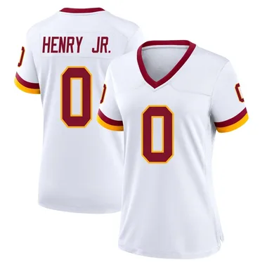 Women's Nike Washington Commanders Robert Henry Jr. Jersey - White Game