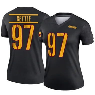 Women's Nike Washington Commanders Tim Settle Alternate Jersey - Black Legend