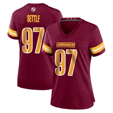 Women's Nike Washington Commanders Tim Settle Burgundy Jersey - Game