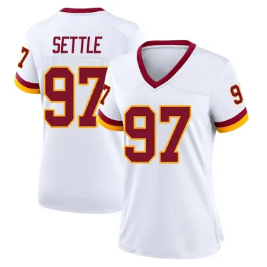 Women's Nike Washington Commanders Tim Settle Jersey - White Game