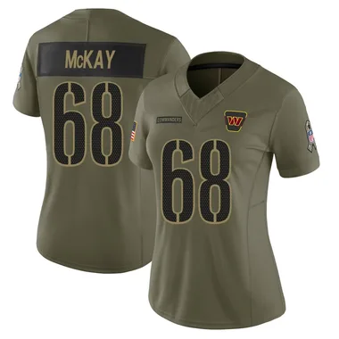 Women's Nike Washington Commanders Timothy McKay 2025 Salute to Service Jersey - Olive Limited