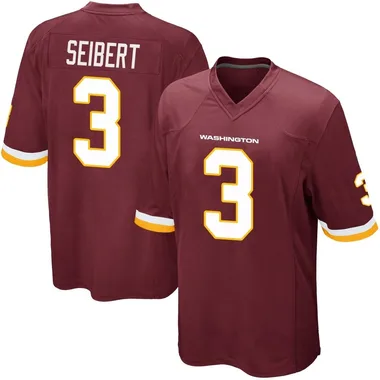 Youth Nike Washington Commanders Austin Seibert Burgundy Team Color Jersey - Game