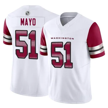 Youth Nike Washington Commanders David Mayo Vapor F.U.S.E. Jersey - White Limited