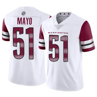 Youth Nike Washington Commanders David Mayo Vapor Jersey - White Limited