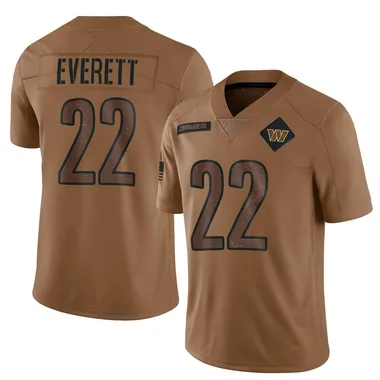 Youth Nike Washington Commanders Deshazor Everett 2023 Salute To Service Jersey - Brown Limited