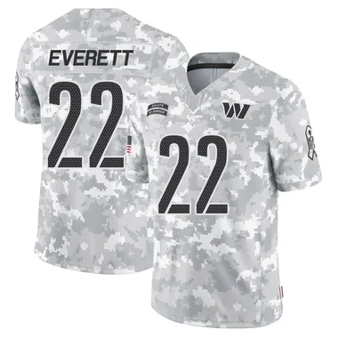 Youth Nike Washington Commanders Deshazor Everett 2024 Salute to Service Jersey - Arctic Camo Limited