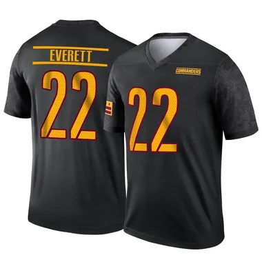 Youth Nike Washington Commanders Deshazor Everett Alternate Jersey - Black Legend