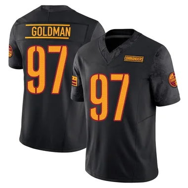 Youth Nike Washington Commanders Eddie Goldman Vapor F.U.S.E. Jersey - Black Limited