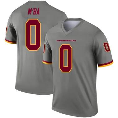 Youth Nike Washington Commanders Jeffrey M'ba Inverted Jersey - Gray Legend