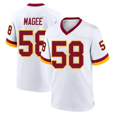 Youth Nike Washington Commanders Jordan Magee Jersey - White Game