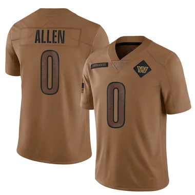 Youth Nike Washington Commanders Kaytron Allen 2023 Salute To Service Jersey - Brown Limited