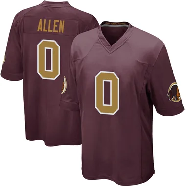 Youth Nike Washington Commanders Kaytron Allen Burgundy Alternate Jersey - Game