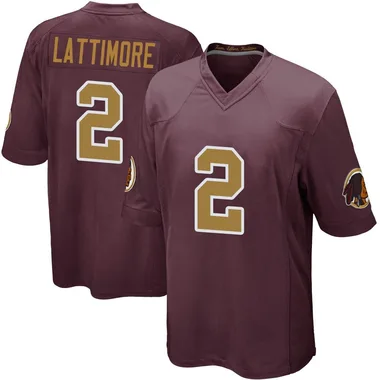 Youth Nike Washington Commanders Marshon Lattimore Burgundy Alternate Jersey - Game