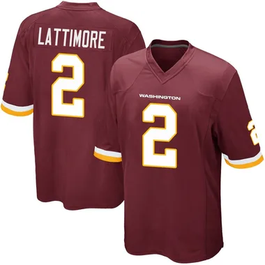 Youth Nike Washington Commanders Marshon Lattimore Burgundy Team Color Jersey - Game