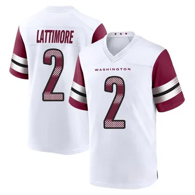 Youth Nike Washington Commanders Marshon Lattimore Jersey - White Game