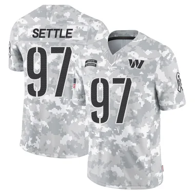 Youth Nike Washington Commanders Tim Settle 2024 Salute to Service Jersey - Arctic Camo Limited