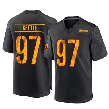 Youth Nike Washington Commanders Tim Settle Alternate Jersey - Black Game