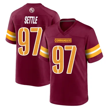 Youth Nike Washington Commanders Tim Settle Burgundy Jersey - Game