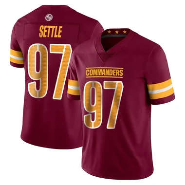Youth Nike Washington Commanders Tim Settle Vapor Burgundy Jersey - Limited