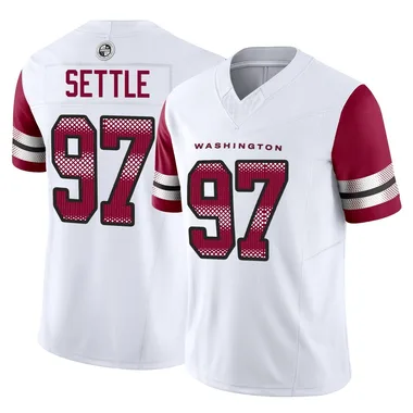 Youth Nike Washington Commanders Tim Settle Vapor F.U.S.E. Jersey - White Limited