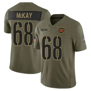 Youth Nike Washington Commanders Timothy McKay 2025 Salute to Service Jersey - Olive Limited