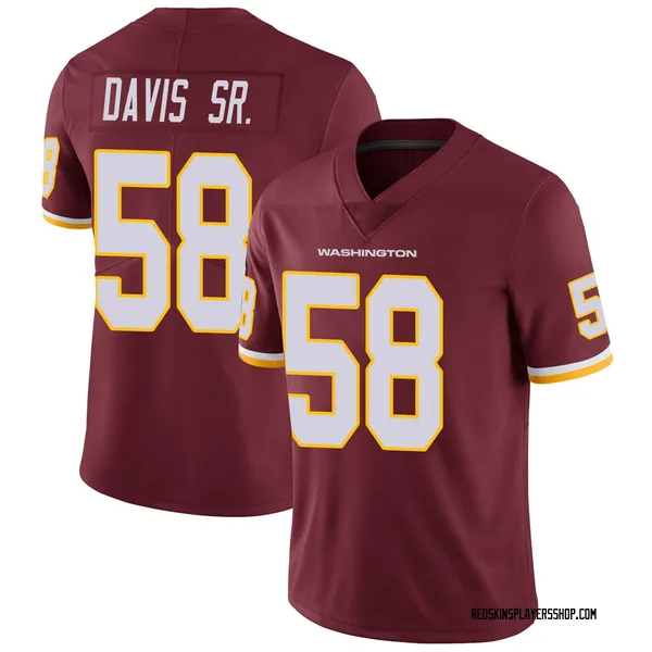 Youth Nike Washington Redskins Thomas Davis Burgundy Team ...